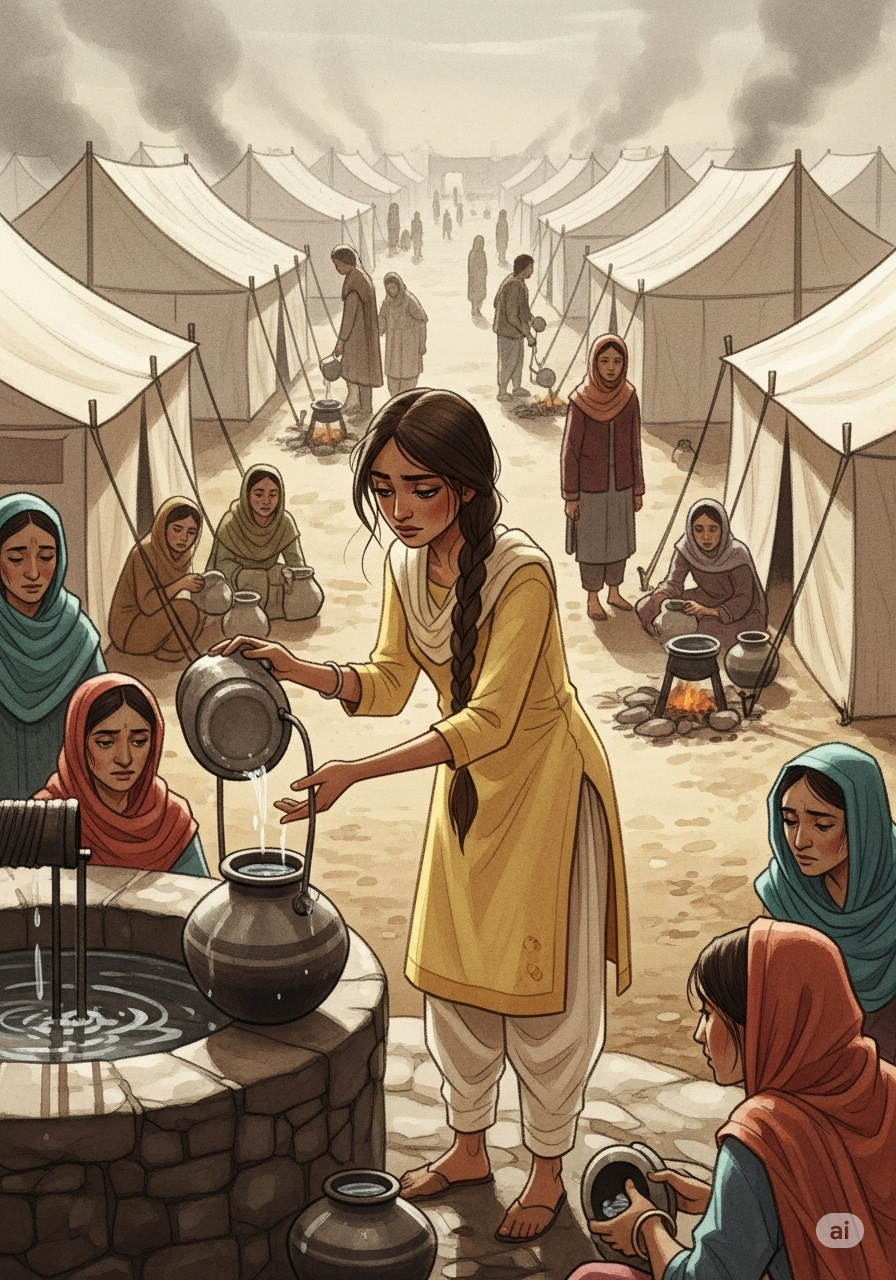 City of Tents in refugee camp